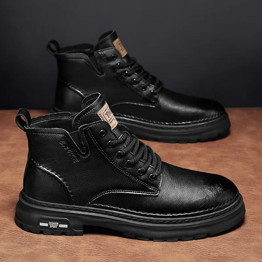 Men's Leather Ankle Boots