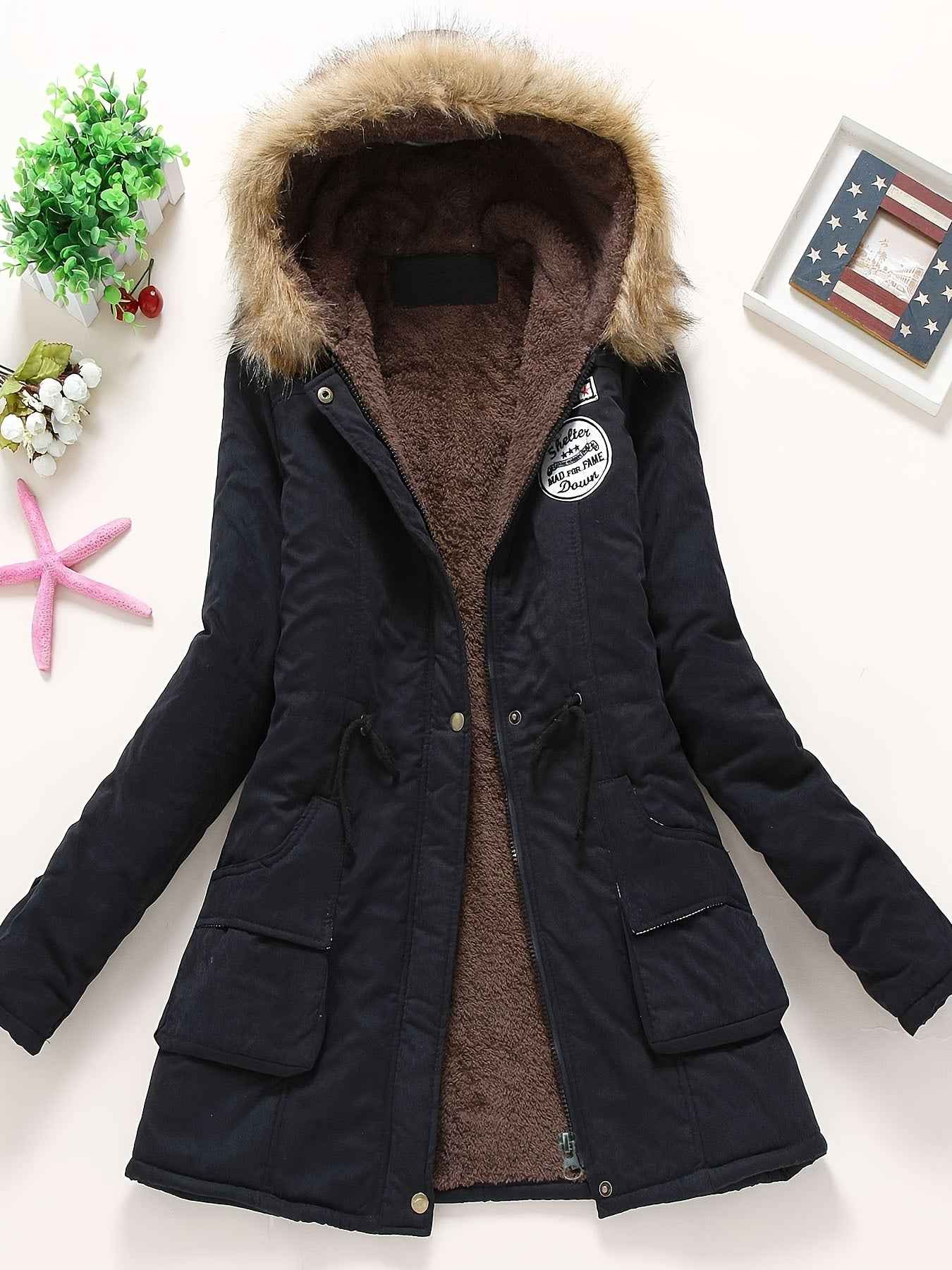Women's Hooded Parka Jacket