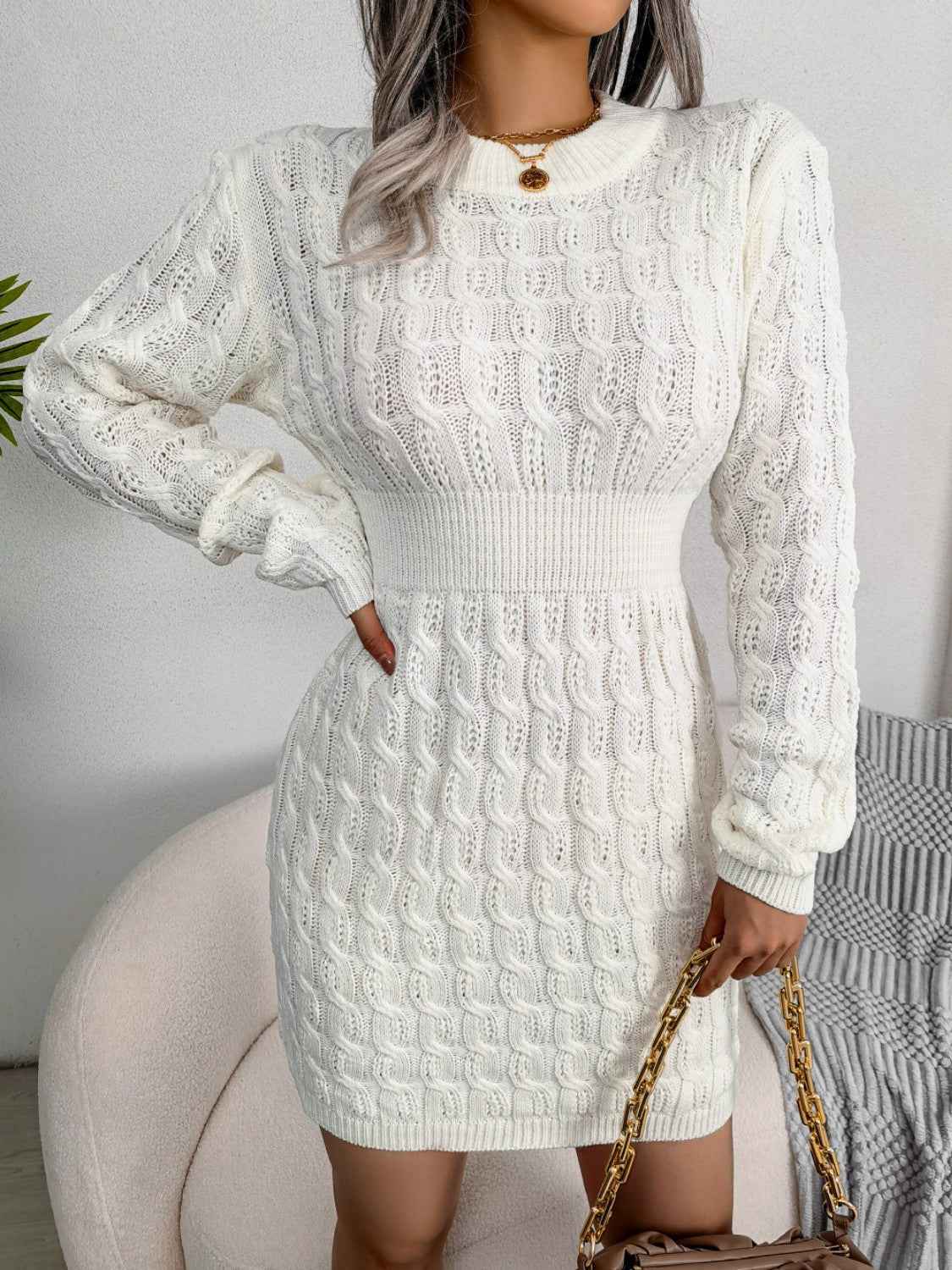 Elegant Soft Knitted Maxi Dress for Women