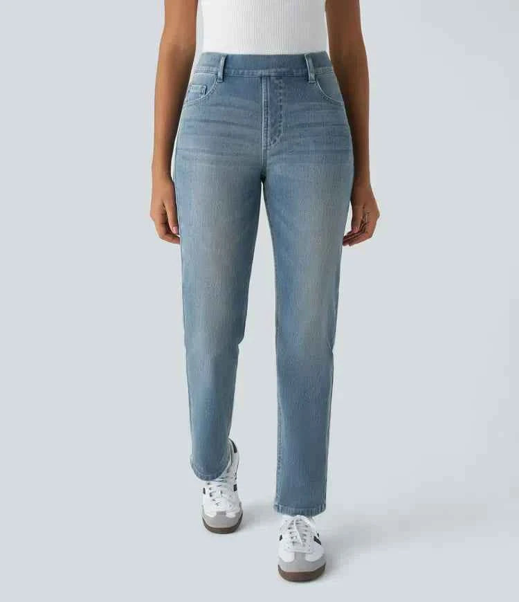 High-Waisted Stretch Jeans for Women