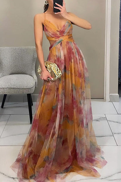 Giselle™ Enchanting Maxi Dress with Floral Print