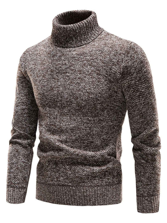 Men's Casual Cashmere Slim Fit Turtleneck Sweater