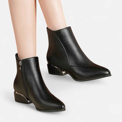 Elegant Pointed-Toe Ankle Boots for Women – Everyday Chic Redefined