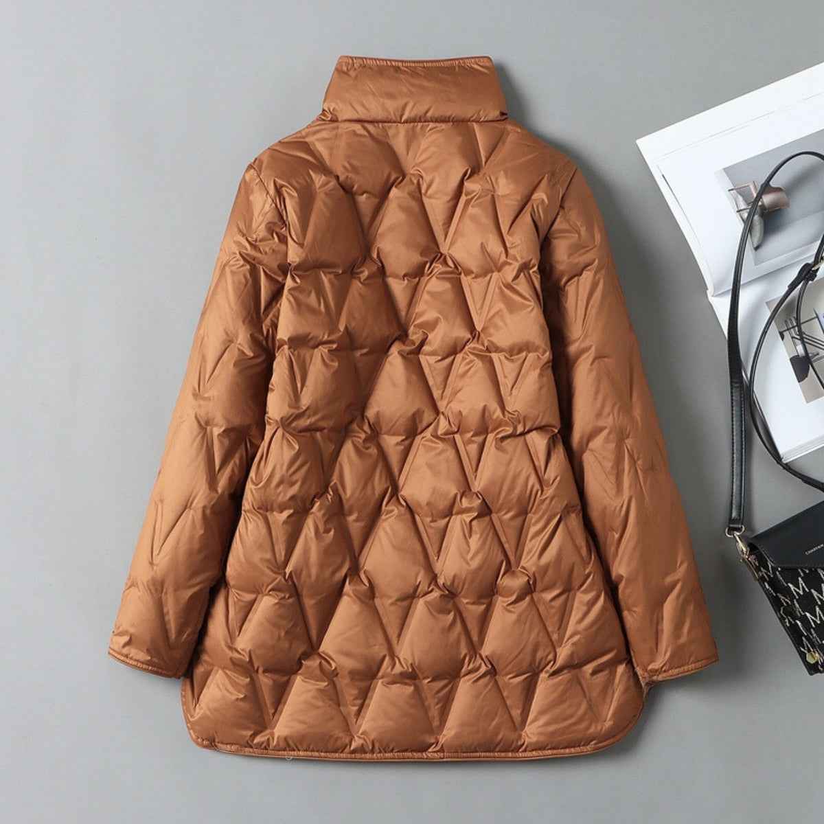 North's Quilted Down Jacket for Women - Ideal for Autumn and Winter