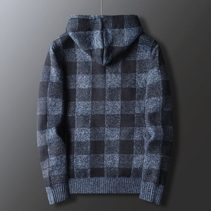 Ernest Plaid Wool Hoodie