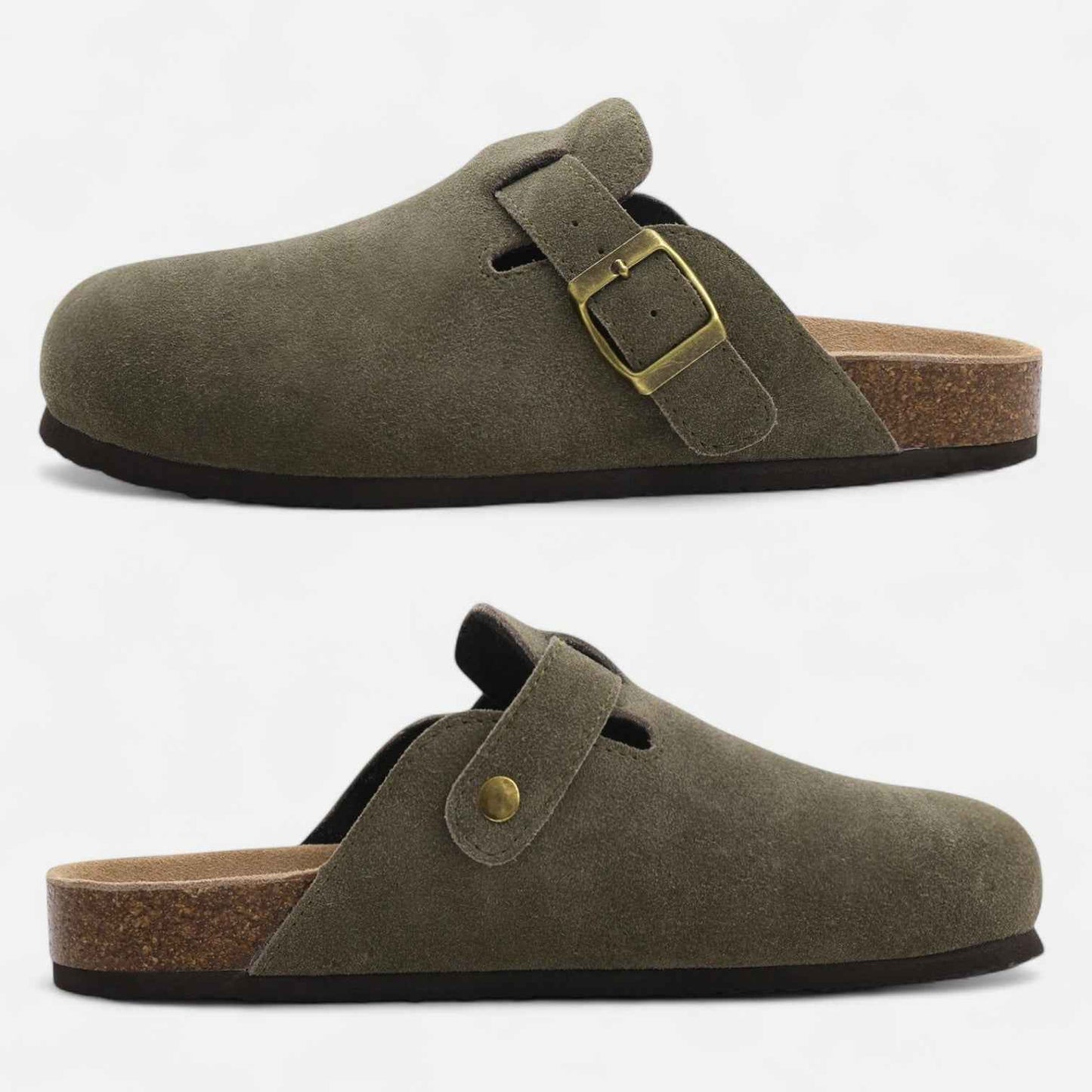Men's Suede Mules – Stylish Clog-Inspired Comfort