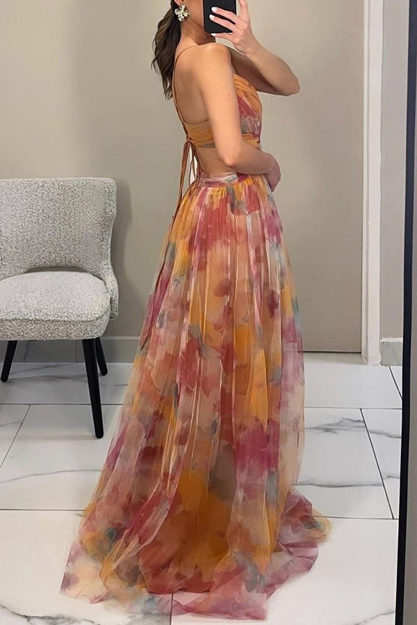Giselle™ Enchanting Maxi Dress with Floral Print
