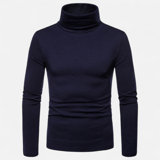 Men's Slim Fit Turtleneck Sweater – Perfect for Autumn & Winter - Navenport