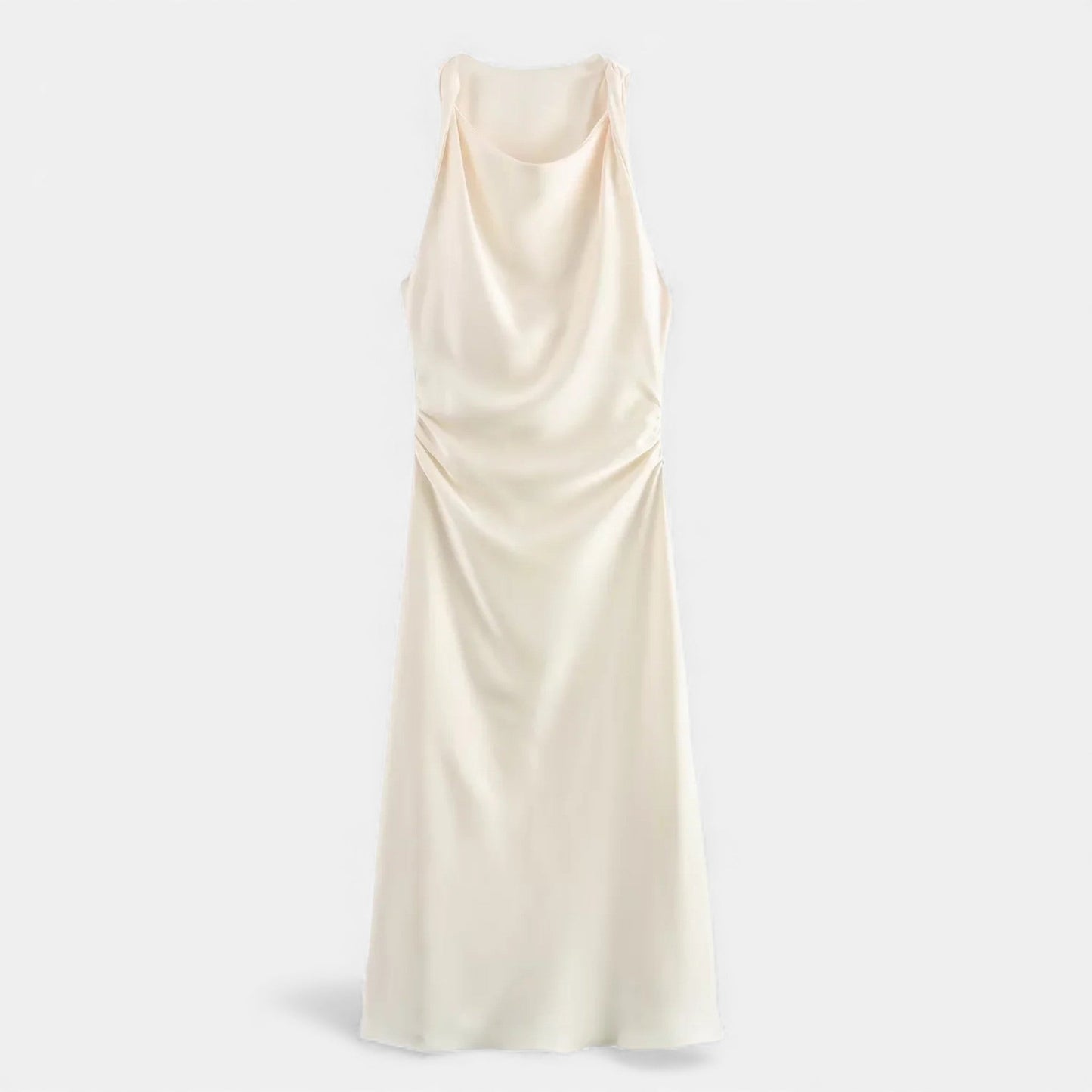Women’s Satin Slip Midi Dress - Navenport
