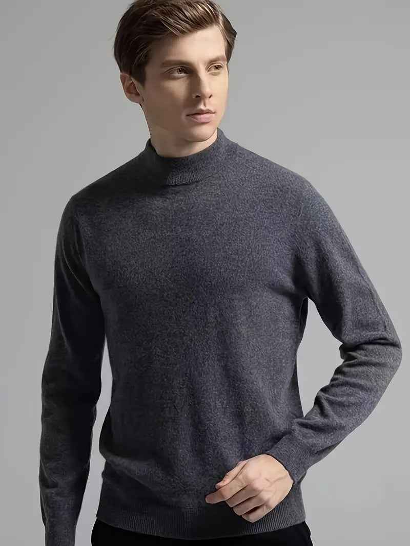 Men's Luxury Cashmere Pullover Sweater | Ideal for Autumn/Winter