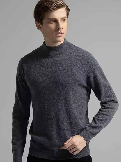 Men's Luxury Cashmere Pullover Sweater | Ideal for Autumn/Winter