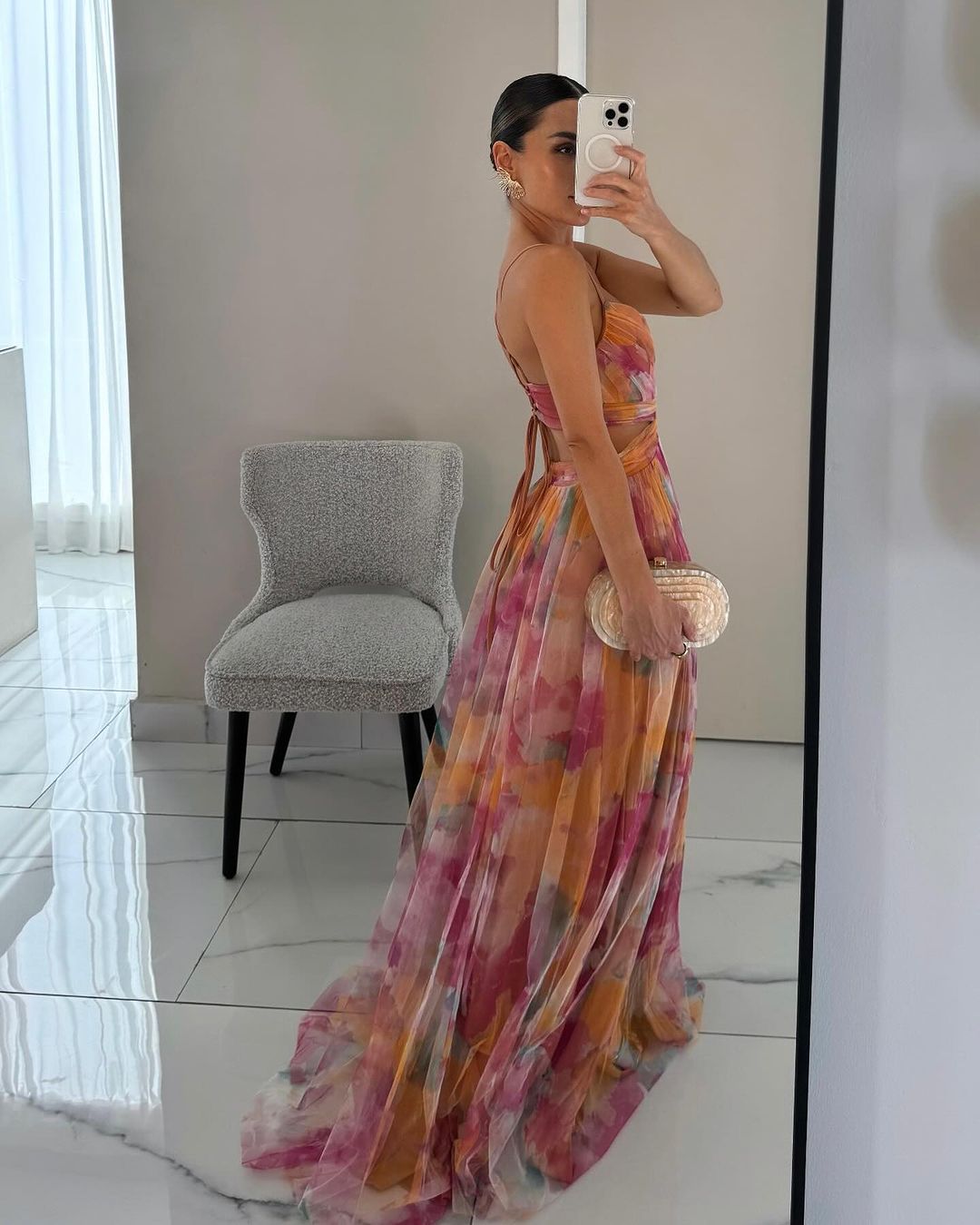 Giselle™ Enchanting Maxi Dress with Floral Print