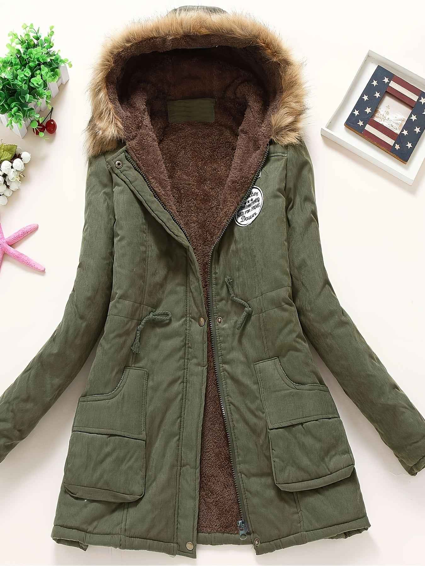 Women's Hooded Parka Jacket