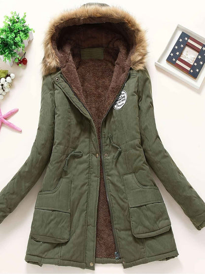 Women's Hooded Parka Jacket