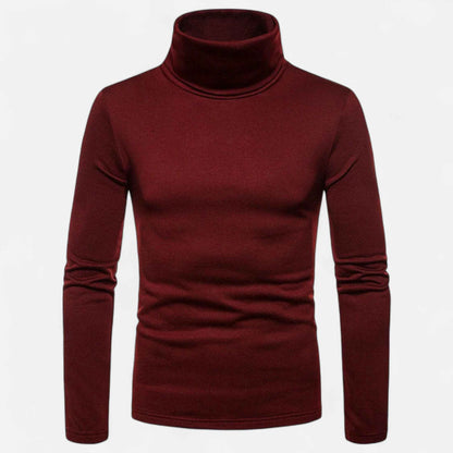 Men's Slim Fit Turtleneck Sweater – Perfect for Autumn & Winter