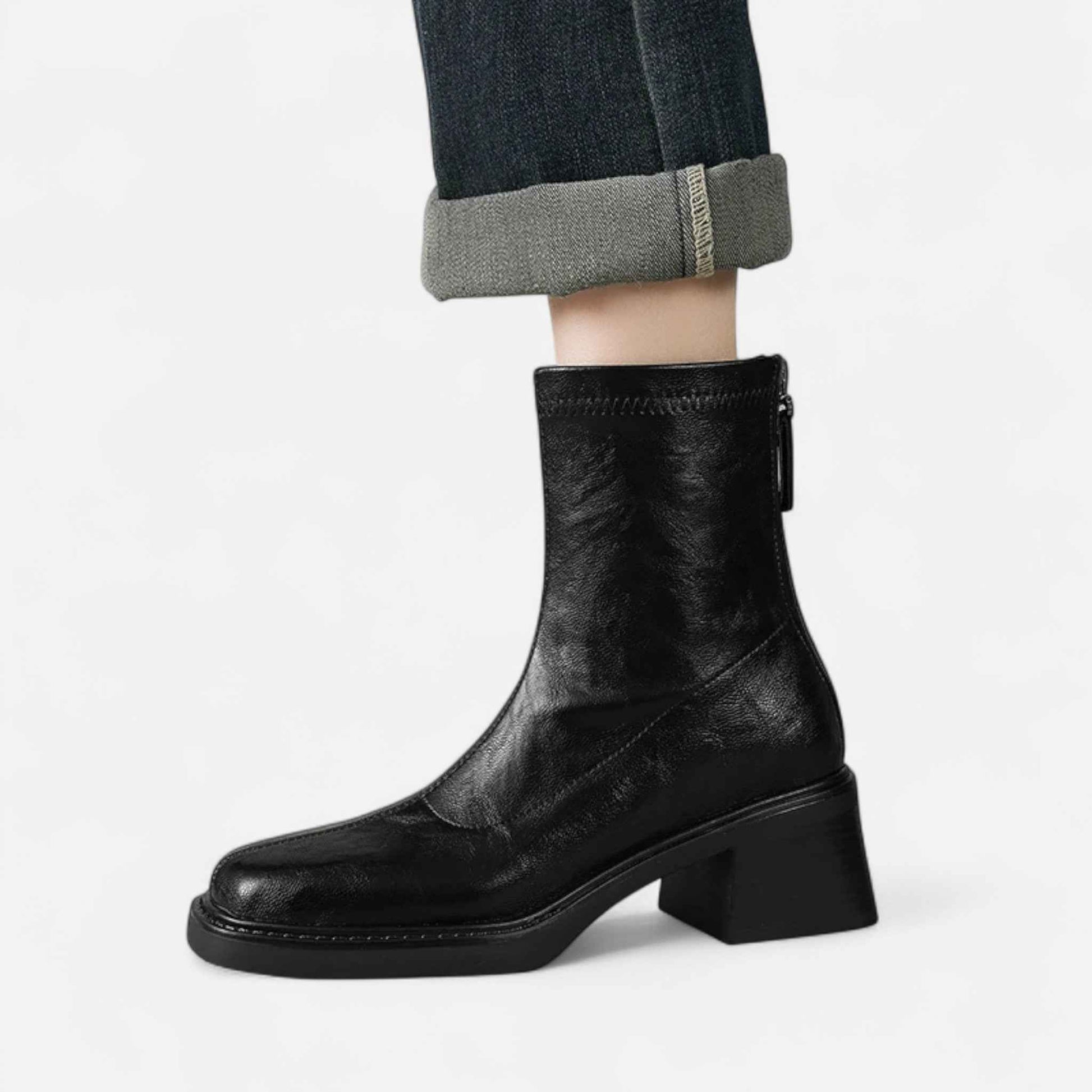 Women's Leather Boots – Chic Urban Essential