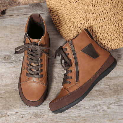 Women's Lace-Up Ankle Boots - Navenport