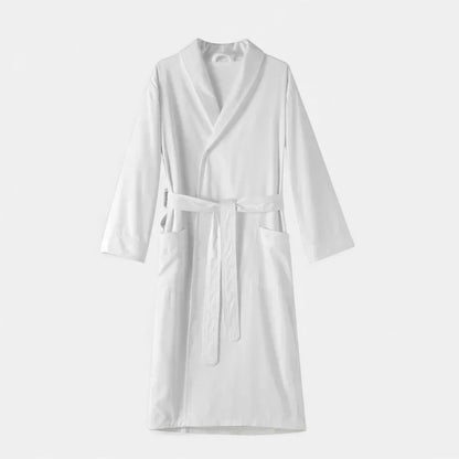 Unisex Double-Layer Cotton Bathrobe - Navenport