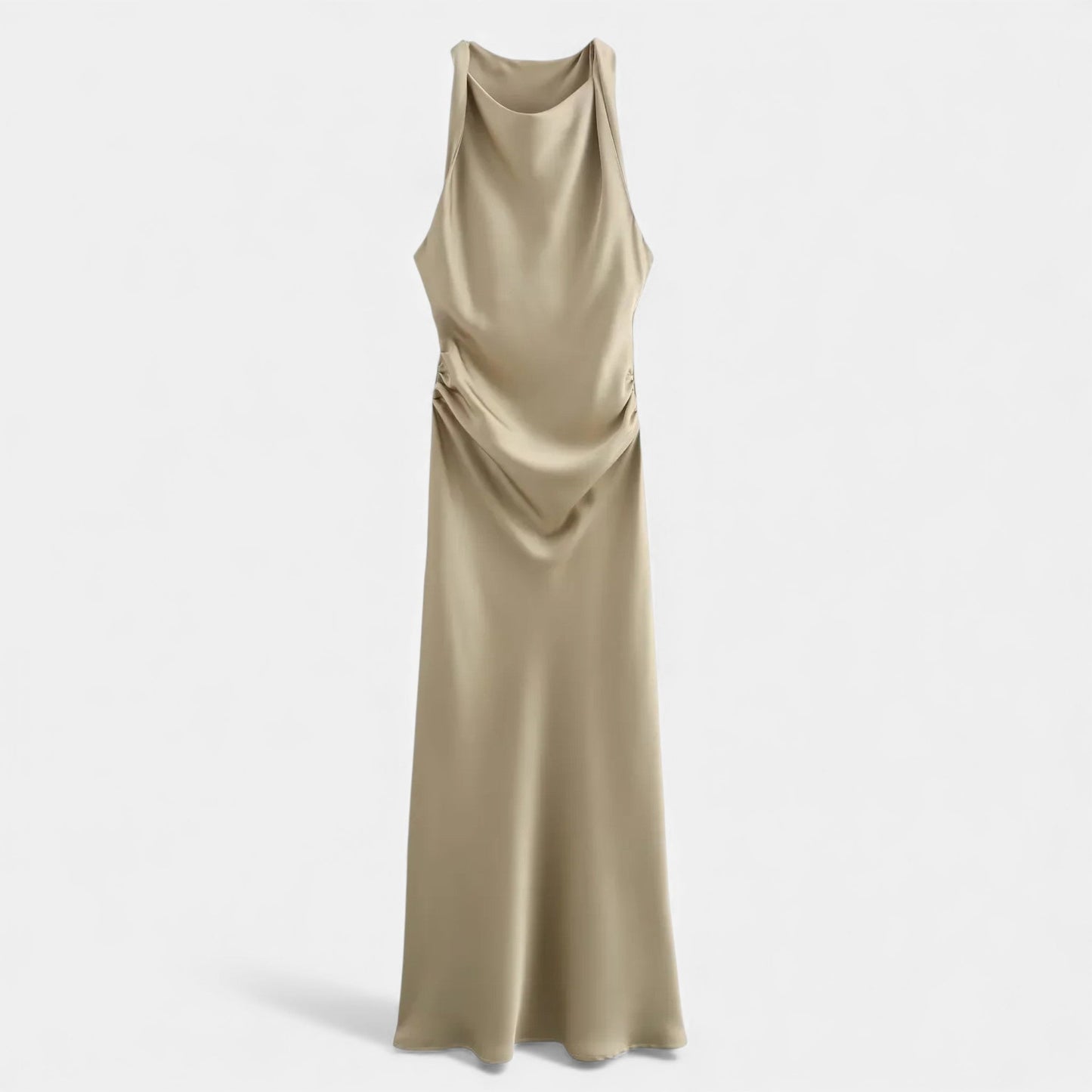 Women’s Satin Slip Midi Dress - Navenport