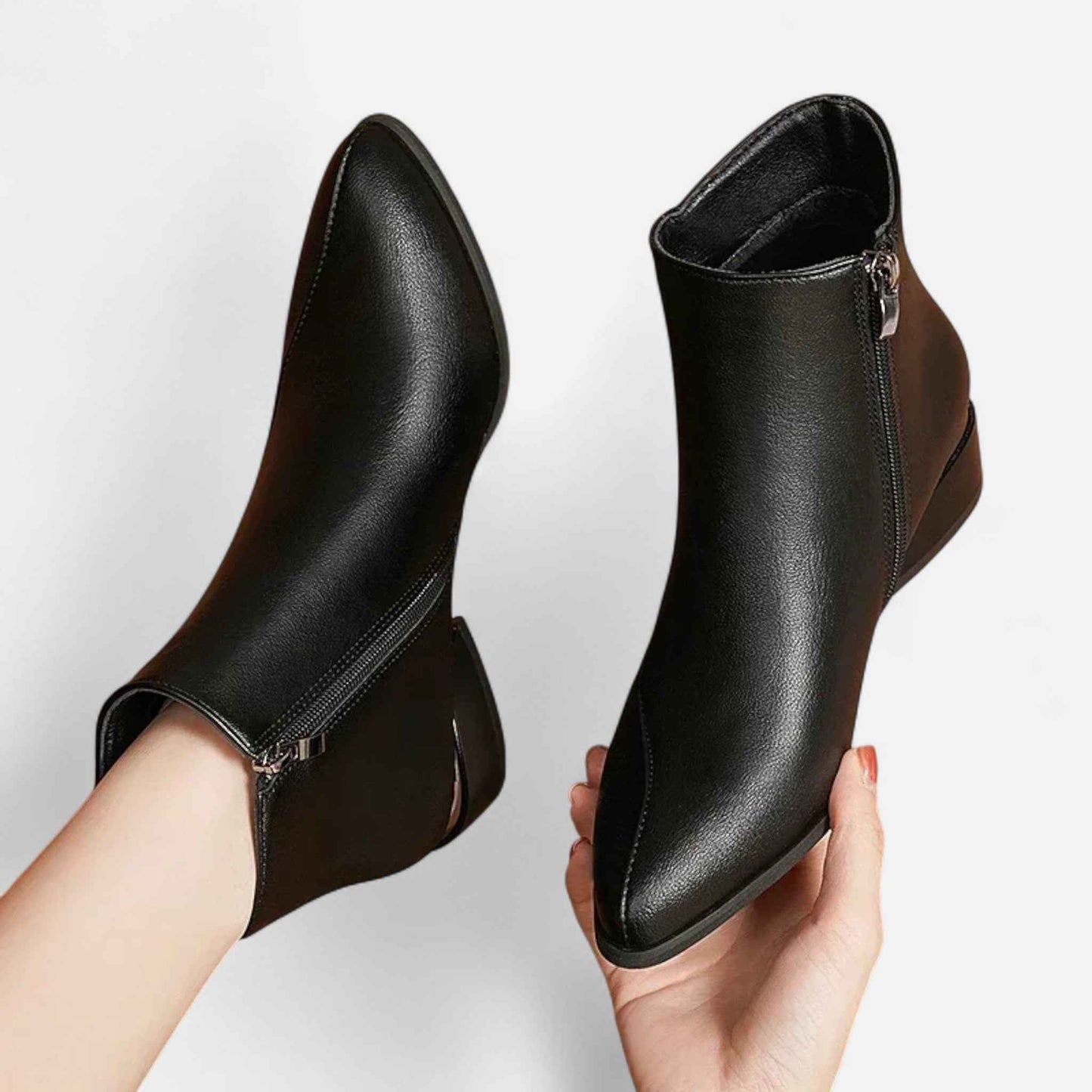 Elegant Pointed-Toe Ankle Boots for Women – Everyday Chic Redefined