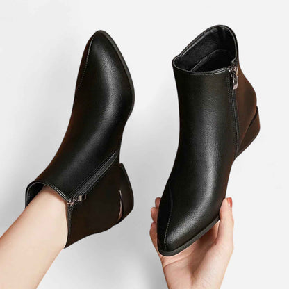 Elegant Pointed-Toe Ankle Boots for Women – Everyday Chic Redefined