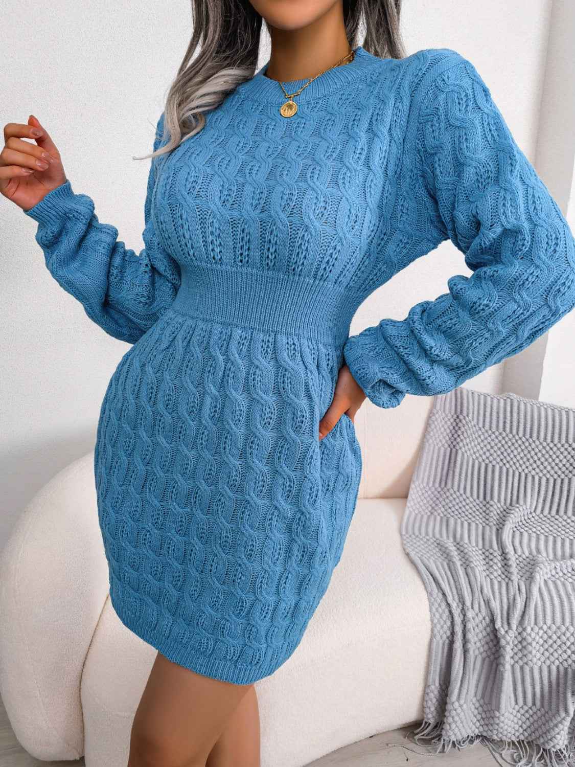 Elegant Soft Knitted Maxi Dress for Women