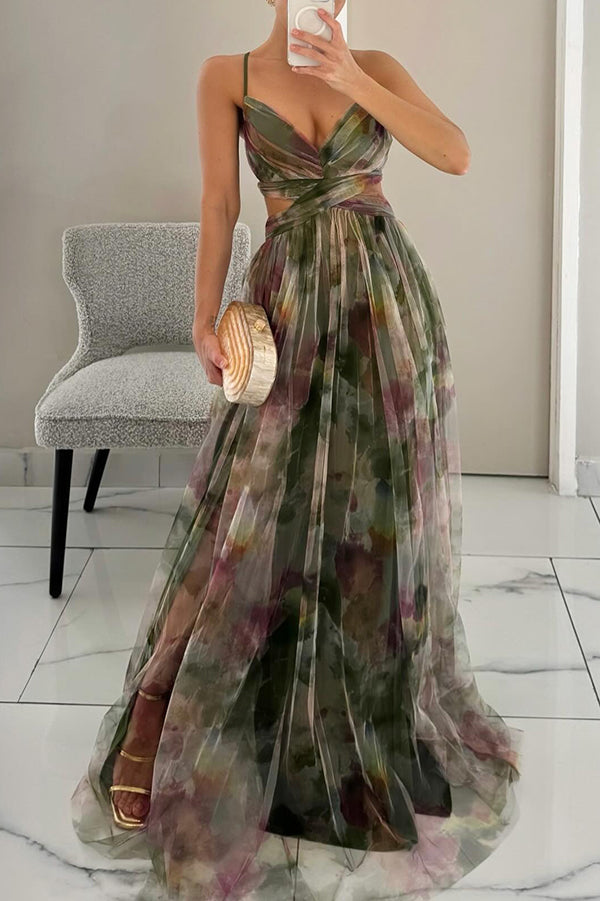 Giselle™ Enchanting Maxi Dress with Floral Print