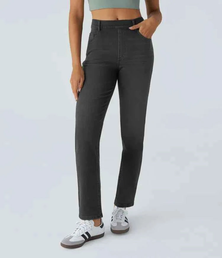 High-Waisted Stretch Jeans for Women