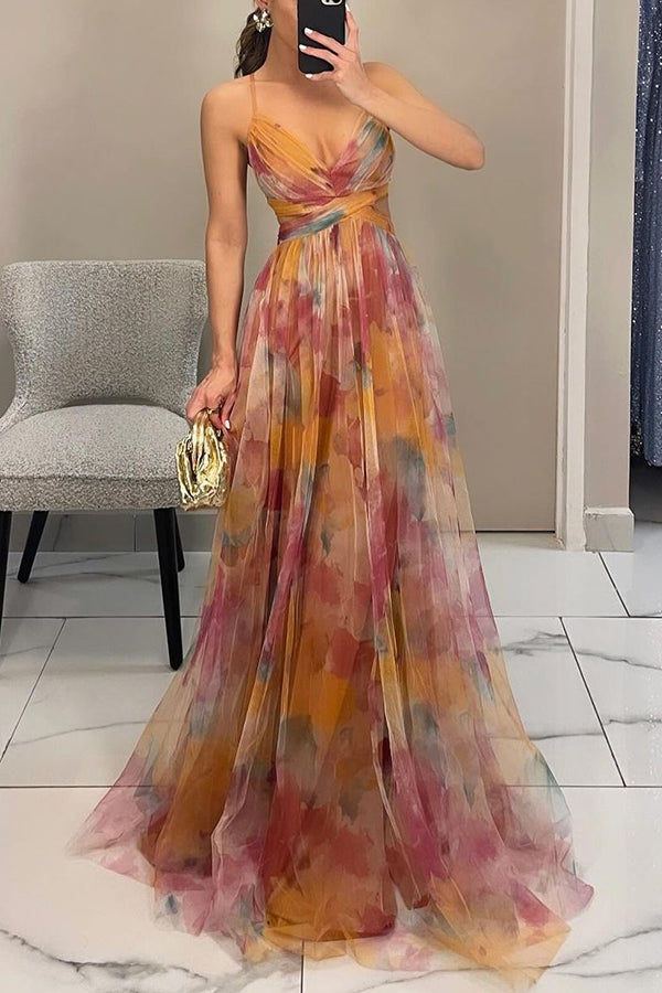Giselle™ Enchanting Maxi Dress with Floral Print
