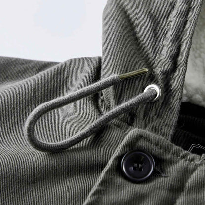 Men’s Lamb Fleece Hooded Winter Coat