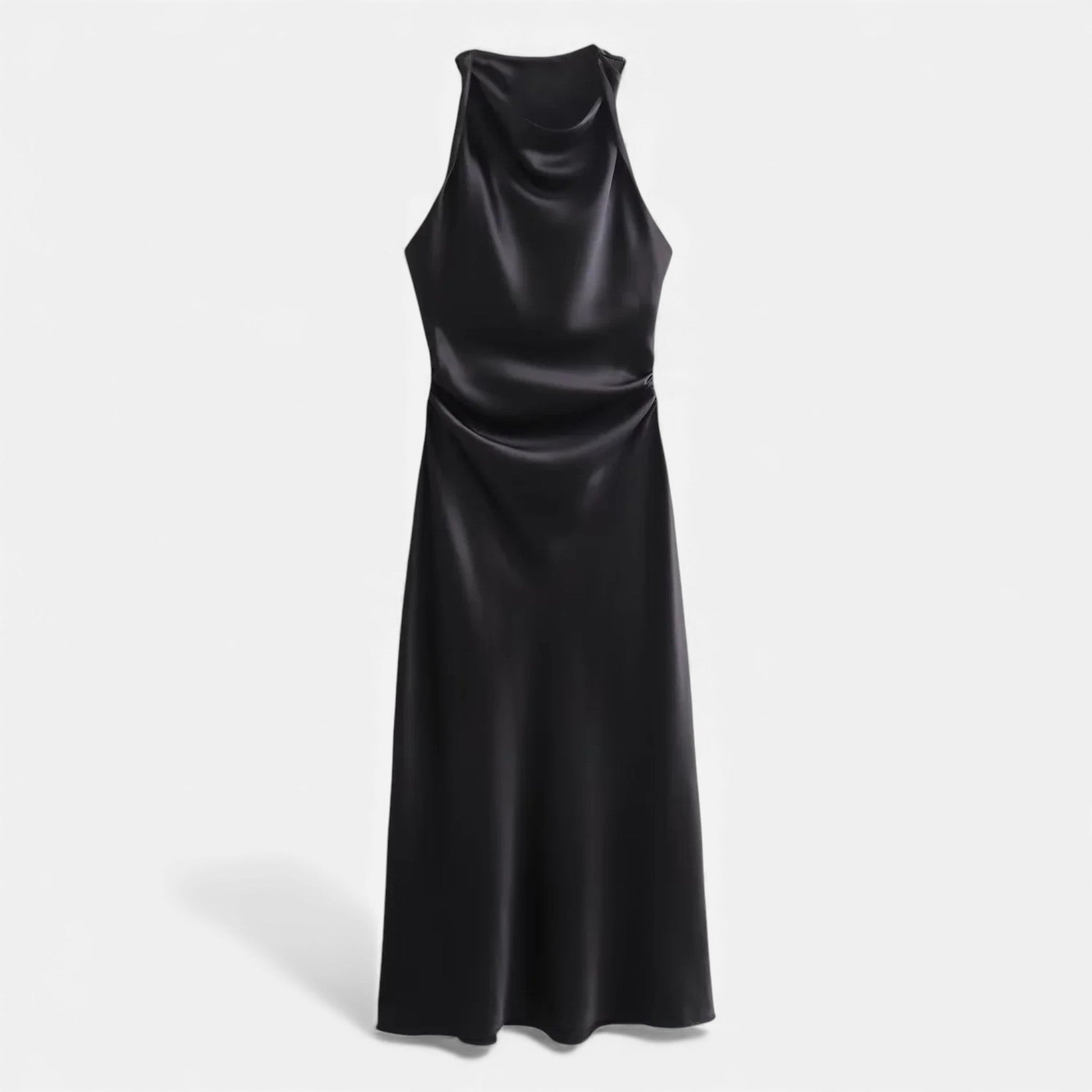 Women’s Satin Slip Midi Dress - Navenport