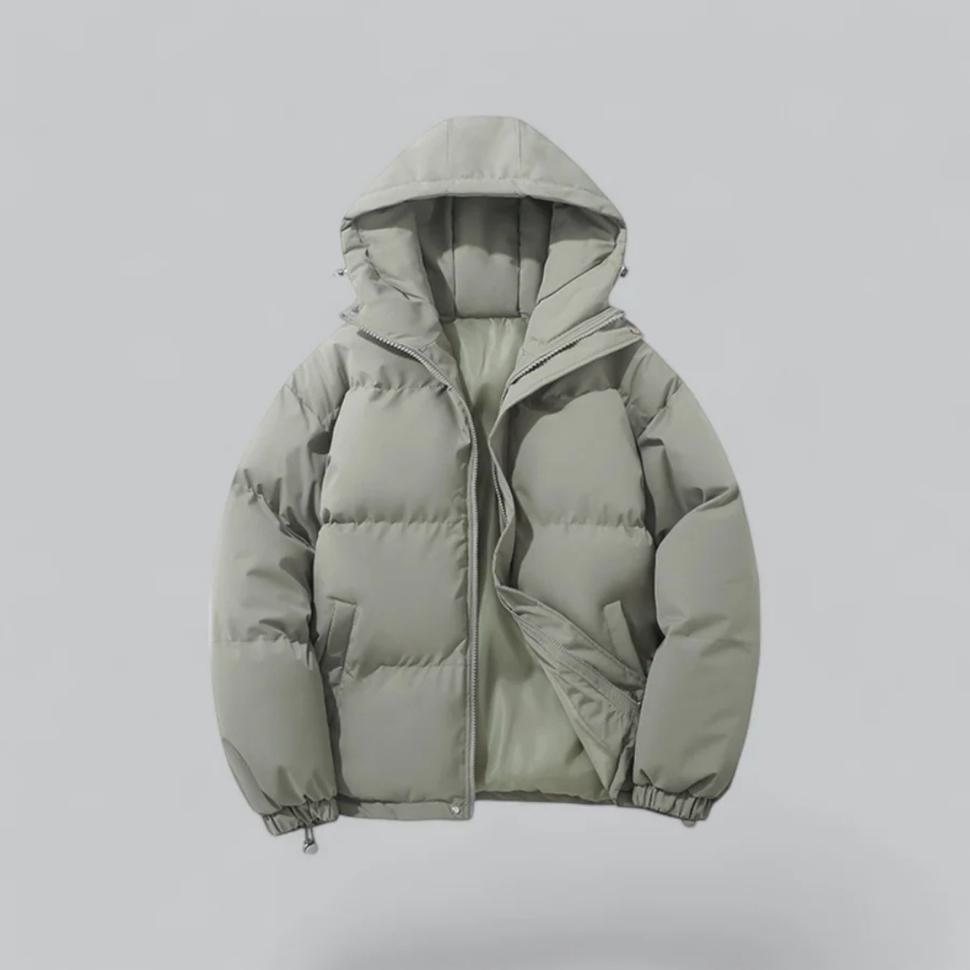 Unisex Classic Hooded Down Jacket for Winter - Navenport