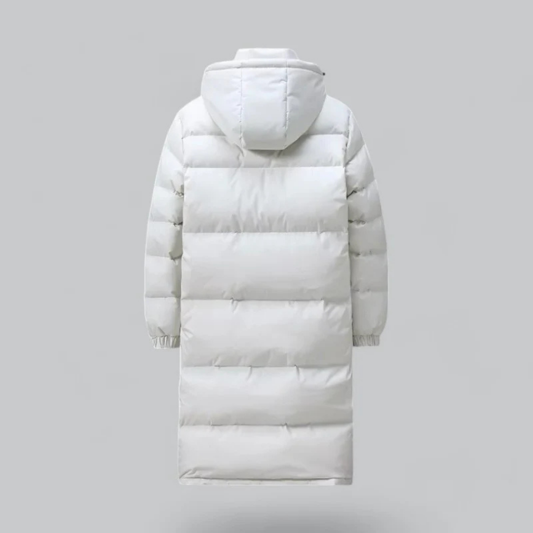 Men's Long Hooded Winter Puffer Coat | Ultra Warm