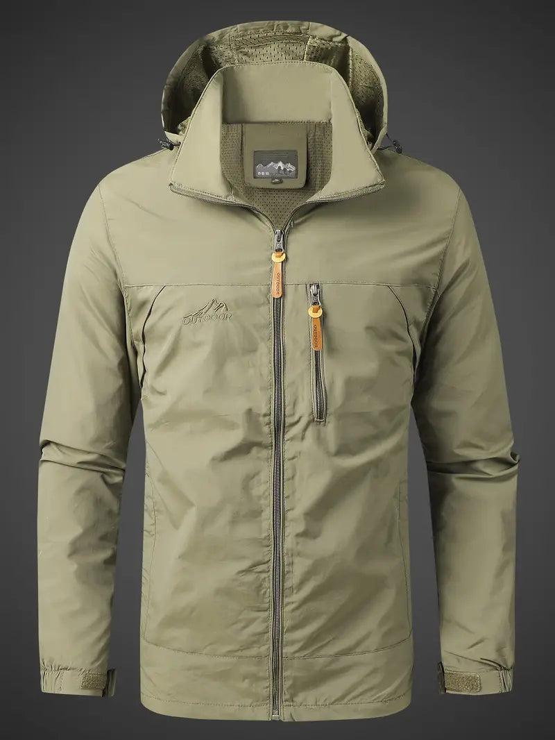 Waterproof and Windproof Men's Outdoor Jacket for All Activities