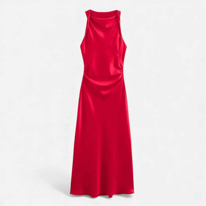 Women’s Satin Slip Midi Dress