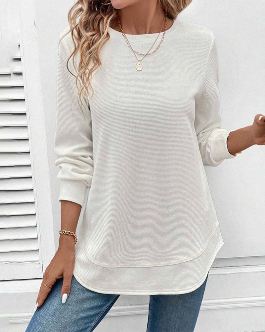 Alisa O-Neck Long Sleeve Shirt