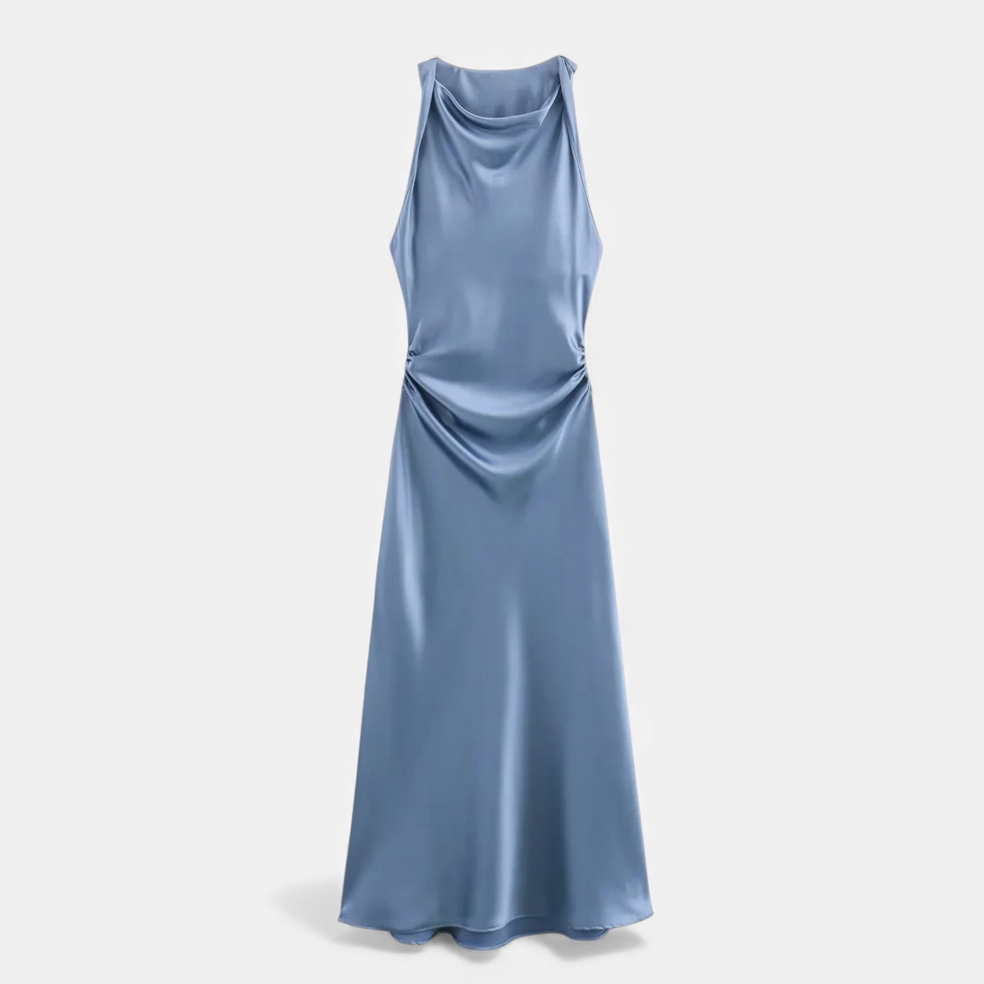 Women’s Satin Slip Midi Dress - Navenport