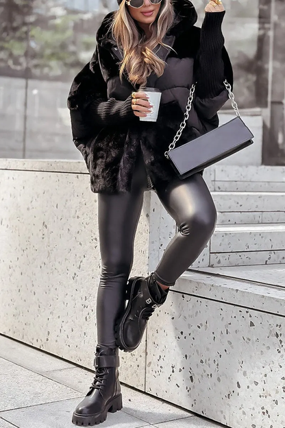 MAE Cozy Layered Winter Jacket - Navenport