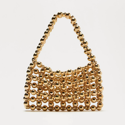 Chic Beaded Mini Handbag