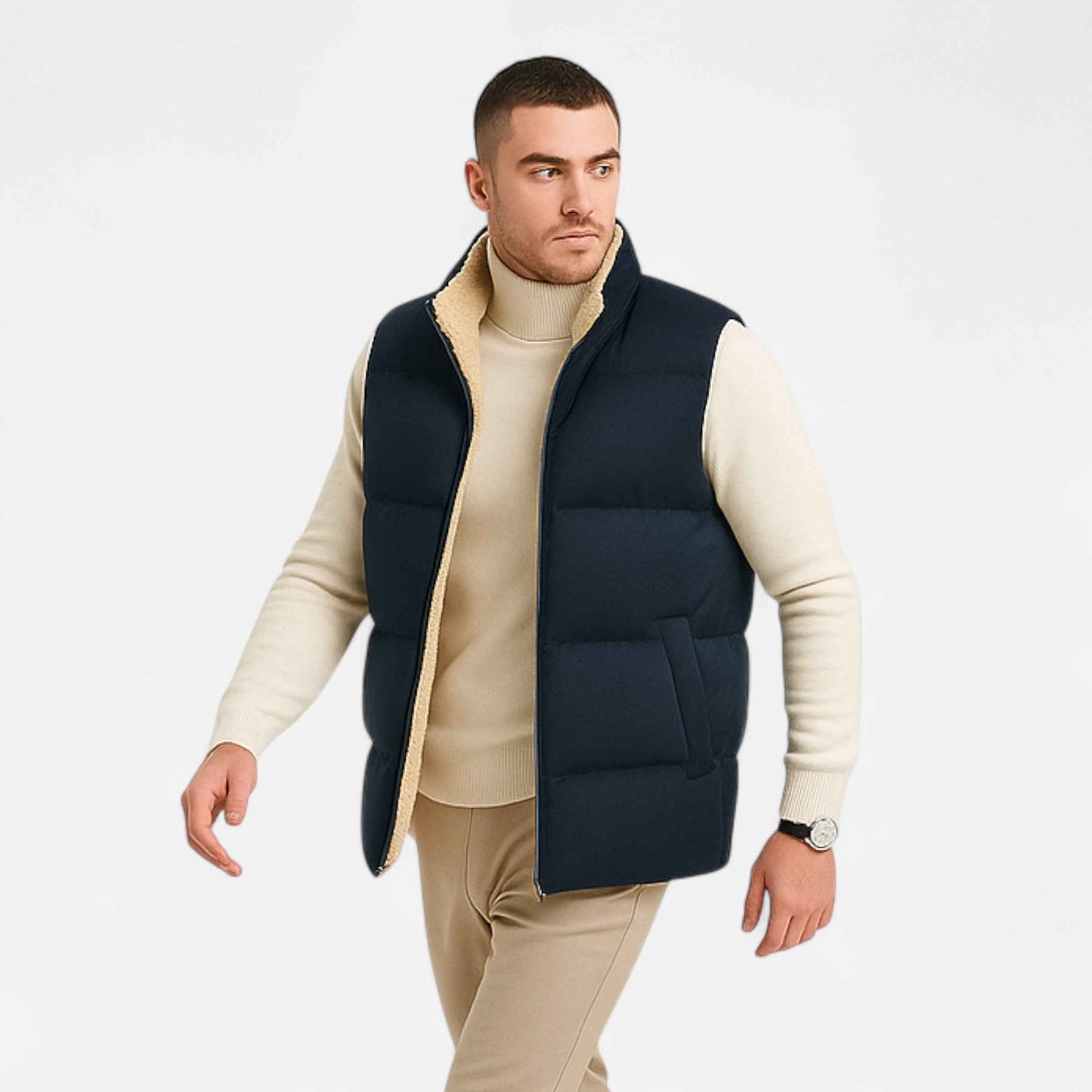 Men’s Lamb Wool Winter Vest