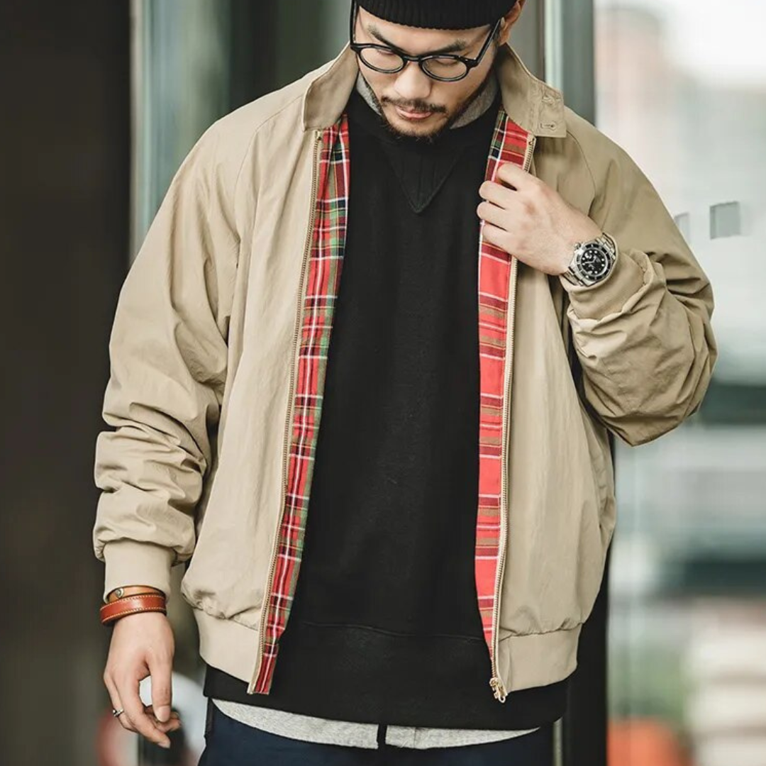 Harrington Jacket | Premium Cotton | Lightweight Outerwear