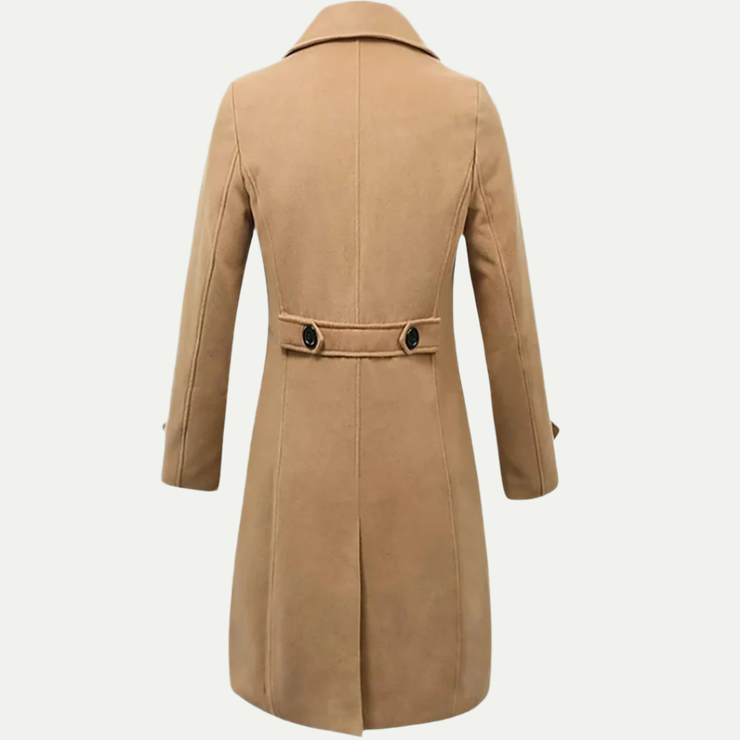 Men's Stylish Overcoat - Long Winter Coat - Navenport
