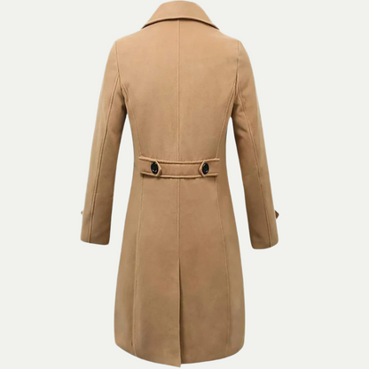 Men's Stylish Overcoat - Long Winter Coat - Navenport