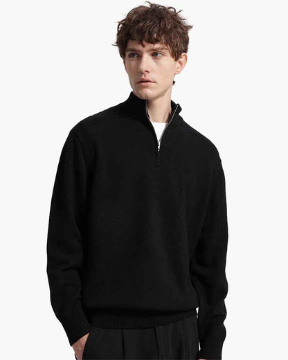 Men's Half-Zip Sweater - Stylish Layering Essential