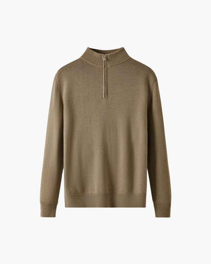 Men's Half-Zip Sweater - Stylish Layering Essential