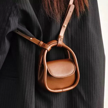Alba Mini Faux Leather Crossbody Bag