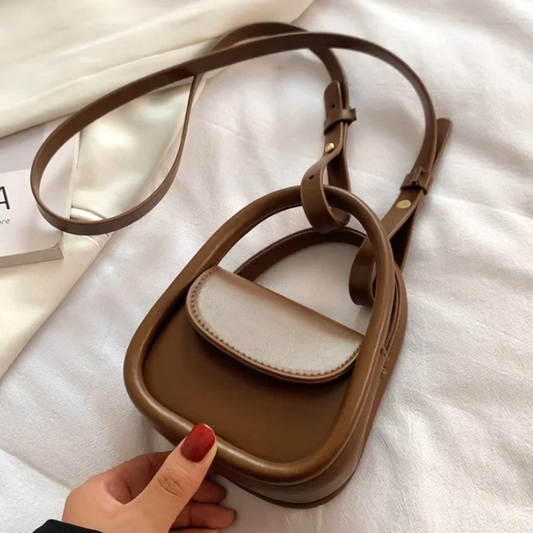 Alba Mini Faux Leather Crossbody Bag