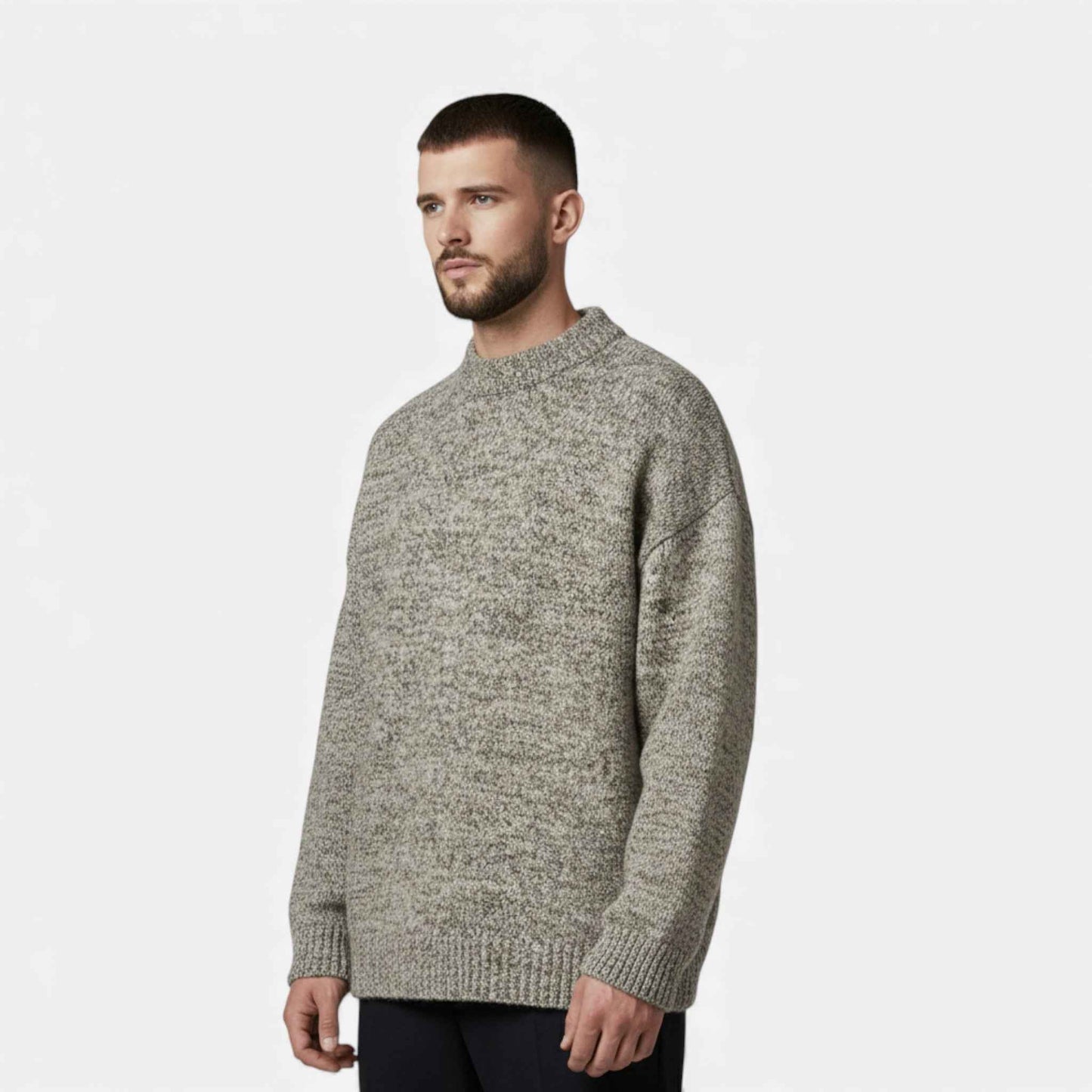 Men's Wool Crew Neck Sweater