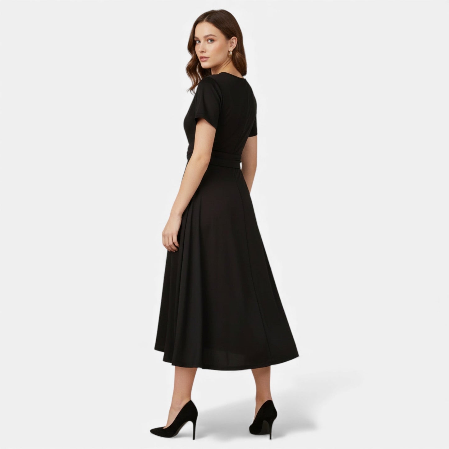 Women's Evening Gown with Rhinestone Accents - Navenport
