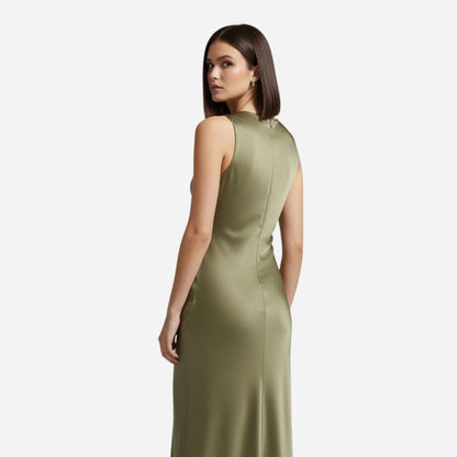 Women’s Satin Slip Midi Dress